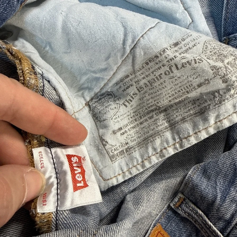 VTG‎ Levis 501 Jeans Mens 29x32 Light Wash Button Fly Denim Cowboy Y2K